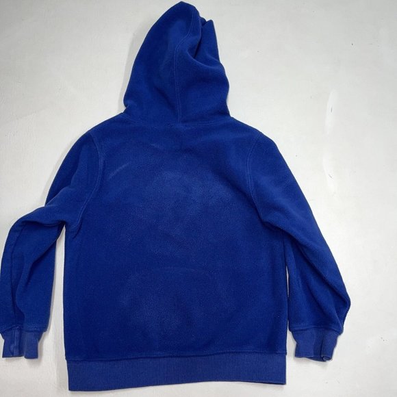 Gymboree Toddler Boys Fleece Hoodie Sweatshirt Polar Bear Blue 4T 5T Pullover - Picture 5 of 5